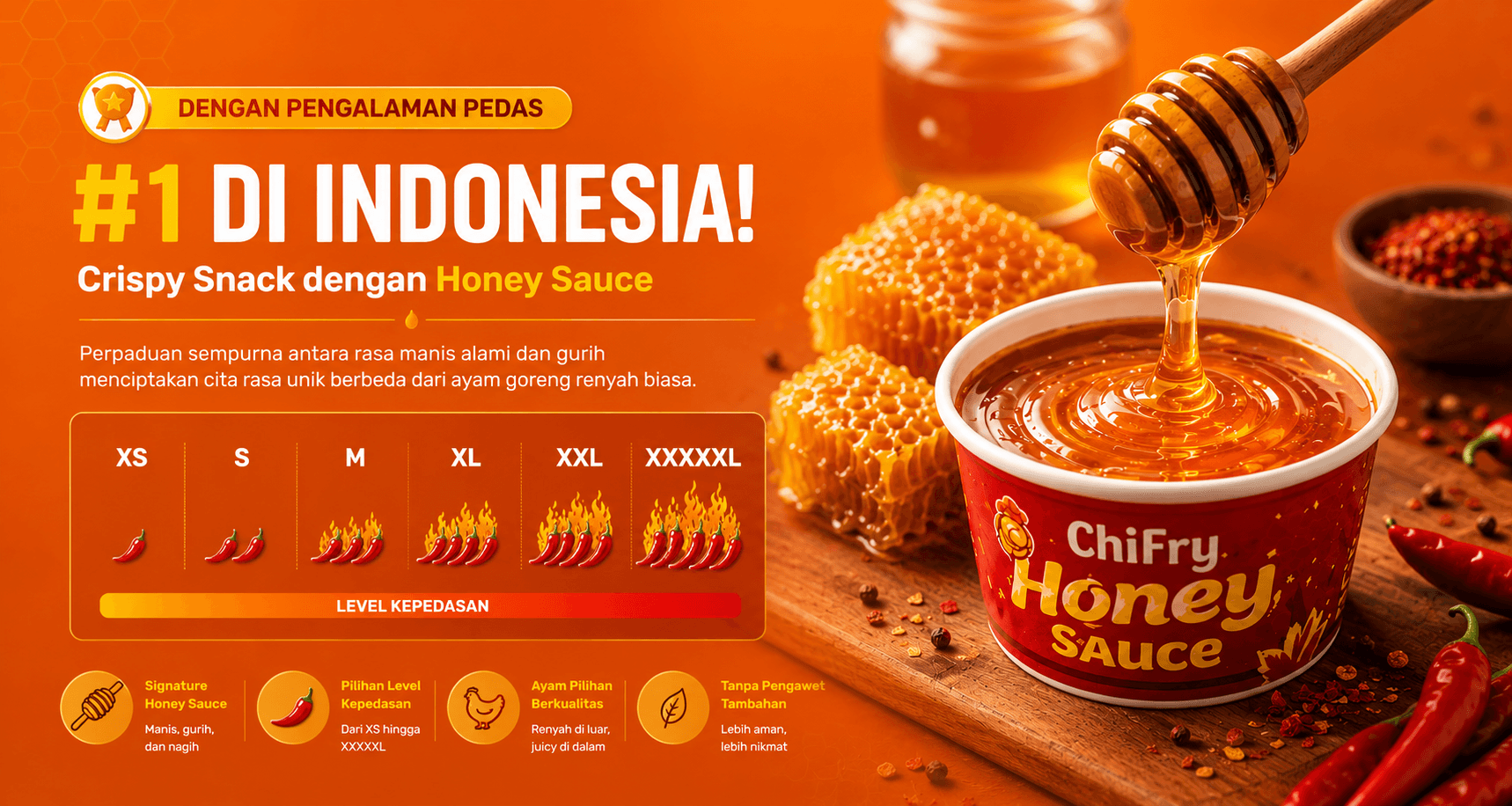 Honey Sauce Banner